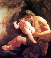 Spanish Art - Saturno devorando a un hijo